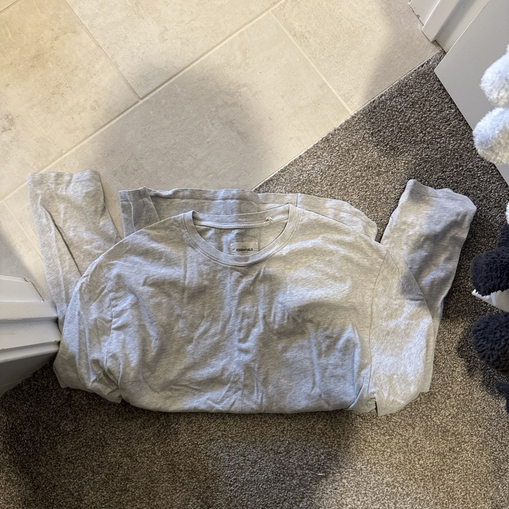 Essentials Light Gray Long Sleeve - image 1